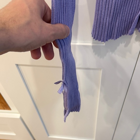 Kimchi Blue Lavender Knit Cardigan - Picture 5 of 6